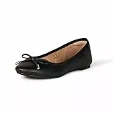 Amazon Essentials Bailarinas Planas Billie Mujer, Negro, 38 EU