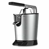 Taurus – Exprimidor Naranjas Easy Press Legend 600W INOX | 2 Filtros + 2 Conos + Regulador Pulpa Electrico | Vertido Continuo con Palanca | Antigoteo | Desmontable | Fácil Limpieza | Sin BPA