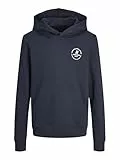 JACK&JONES JUNIOR JJESWIFT Sweat Hood Noos JNR, Sudadera con Capucha Niños, Navy Blazer,