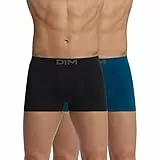 DIM Men's Seamless Micro Bóxers Unno x2 | Microfibra elástica sin costuras | Ajuste perfecto | Máximo confort, Multicolor, XL