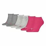 PUMA Unisex Sneaker Plain, Calcetines Unisex adulto, gris y rosa, 39-42