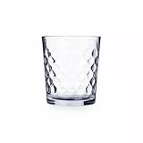 Quid Diamond Urban Caja 6 Vasos Altos Vidrio Relieve 36cl Sodo Apto Frigorífico No Apto Microondas Material 100% Saludable