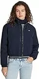 Tommy Jeans Cazadora Mujer Essential Padded Jacket Cazadora de Entretiempo, Azul (Dark Night Navy), S