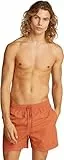 Calvin Klein Bañador para Hombre Medium Drawstring Pernera Media, Naranja (Aragon), S