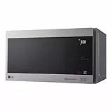 LG Microondas MS2595CIS con tecnología Smart Inverter 25 litros de capacidad, 1000 W, programas automáticos, niveles de potencia ajustables y función EasyClean, color plateado