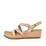 El Naturalista N5855 PICUAL, Sandalias con cuña Mujer, Salmon, 41 EU