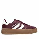 XTI - Zapatilla Mujer Burdeos - Calzado Cómodo y Versátil - Moda Casual - Modelo 14458507 (Talla 40)