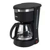 Jata JECA1287 - Cafetera Goteo de 2 a 8 tazas. 600 W. Filtro permanente. Jarra de cristal con tapa. Capacidad depósito: 650 ml. Incluye cuhara dosificadora