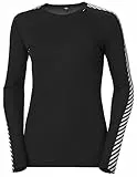 Helly Hansen Mujer HH Lifa Crew, L, Negro