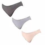 Dim Les Pockets Ecodim Coton Pack de X3, Bragas Mujer, Topo/Rosa/Gris 5mj, L