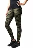 URBAN CLASSICS Leggings para Mujer, Camuflaje, Material Opaco, Elástico y Cómodo Tallas XS - 5XL