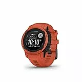 Garmin Instinct 2S, Reloj Inteligente con GPS Resistente al Agua, Funciones Deportivas, Pulsioximetría, Puntuación de Sueño y Notificaciones del Smartphone, Rojo (Reacondicionado)