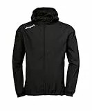 Uhlsport Essential Rain Jacket Chaqueta Impermeable Para Hombre, Hombre, negro/blanco, XL
