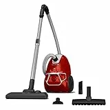 Rowenta RO3953 Compact Power aspiradora con Bolsa, 750 W, 3 litros, 79 Decibelios, Rojo