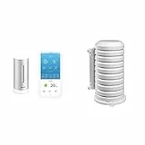 Netatmo Módulo Adicional para la Estación Meteorológica Netatmo, NIM01-WW + TFA 98.1114.02 - Protectora para transmisor al aire libre