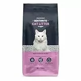 by Amazon Arenero Prémium de Bentonita con Aroma a Talco para Gatos, 10L (Paquete de 1) (Anteriormente Marca Lifelong, Mismo Producto)