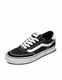 Vans Brooklyn LS, Zapatillas Hombre, Suede Canvas Black White 39 EU