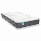 Nalui - Colchón Cuna 117 x 57 cm Baby Dreams Núcleo HR Adapt Foam, Lateral 3D Transpirable y Tejido Aloe Vera Hipoalergénico | Reversible | Certificado Oeko-Tex® | Hecho en España. Altura ±11cm, Gris
