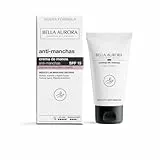 BELLA AURORA - Crema de Manos Anti-Manchas 75 ml, Anti-edad y Despigmentante, Tratamiento Reparador Hidratante y Antioxidante, con Vitamina C y E, Protege y Regenera, Protección SPF15