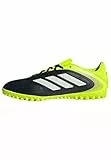 adidas Unisex Adulto Copa Pure III Club Turf Football Boots, Core Black/FTWR White/Lucid Lemon, 43 1/3 EU