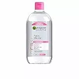 Garnier Skin Active, Agua Micelar Clásica Todo en Uno, Desmaquillante, Limpiador Facial, Limpia Rostro, Labios y Ojos, Sin Aclarado, para Todo Tipo de Pieles, Formato Maxi, 700 ml