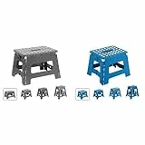 ARREGUI TB-022-G Taburete Plegable Cocina o Baño| Escalera Plegable Pequeña & TB-022-A Taburete Plegable Cocina o Baño| Escalera Pequeña | Taburete Infantil | Banqueta