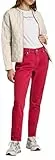 Pepe Jeans Tapered Jeans HW Pl204591, Rojo (Burnt Red), 26W / 32L para Mujer
