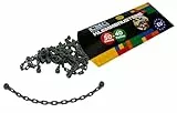 CMC imports 10 bloques de construcción de cadena 30104 bloques de construcción 1 x 1 botones 12,7 cm/21 eslabones compatibles con ladrillos (851 – gris oscuro)