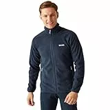 Regatta Men's Hadfield Full Zip Fleece Jacket Chaqueta de Forro Polar, Azul Marino, L para Hombre