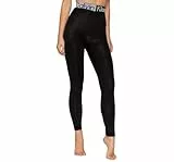Calvin Klein Logo Women's Leggings 1 Pack, Negro, L para Mujer