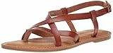 Amazon Essentials Sandalias de Tiras Informal Mujer, Bronceado, 38 EU