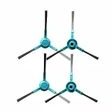 Pack de 4 Cepillos Laterales Compatibles con Conga 3090, 3490, 4090, 4490, 4690, 5090, 5490, 6090, 7090 - Recambios y Accesorios Robots Aspiradores Cecotec