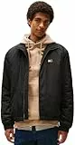 Tommy Jeans Cazadora de entretiempo Hombre Essential Padded con cuello alto, Negro (Black), L