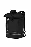 travelite Mochila enrollable impermeable, mochila para bicicleta, mochila de ocio con cierre enrollable y reflectores, BASICS, 48 cm, 19 litros