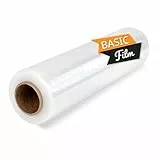 Film Transparente para Embalar, Plastico Cubretodo para Mudanzas, Film Adhesivo Protector, Film Embalaje para Cubrir Muebles, Cajas Carton Mudanza y Objetos - Ofituria (1 und - Basic)