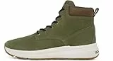 Tommy Hilfiger Botas de caña baja Hombre Light Hybrid de piel, Verde (Army Green), 44