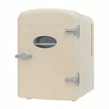Flamingueo Mini Nevera, 4 Litros, 12V/220V, Para Habitación, Cosméticos, Bebidas, Función Frío y Calor, Balda Extraíble