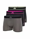 adidas Trunk (3pk) -Active Micro Flex Eco Bóxer, 904 Assorted, M (Pack de 3) Hombres