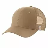 Carhartt Canvas Mesh-Back Cap, Gorra para Unisex Adulto, Dark Khaki, Talla única