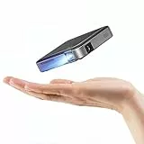 Yoton Proyector Pequeño Proyector Móvil DLP Mini Silencioso Cine en Casa Portátil 1080P Soporte 150ANSI Batería Incorporada Recargable de Alta Capacidad HDMI/Chromecast/PS5/TV Stick/Switch/Tableta