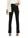Only Onlroyal High Sweet Flared 600 Vaqueros, Black, M / 32L para Mujer