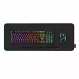 Energy Sistem Alfombrilla Gaming de tela, resistente al agua (tamaño XL, base antideslizante), color negro