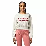 Wrangler Relaxed Sweatshirt Sudadera, Avena, M para Mujer