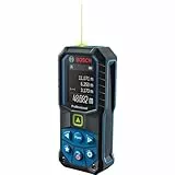 Bosch Professional Medidor Láser GLM 50-25 G (láser verde, alcance: hasta 50.m, robusto, IP65, ±1,5.mm, 2 pilas AA, correa de sujeción, funda), Blue