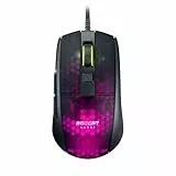 Roccat Burst Pro - Ratón para Juegos de PC, interruptores ópticos, Mouse ergonómico súper Ligero con Cable, iluminación RGB, Rueda de Desplazamiento Titan, Carcasa biónica, Agarre de Garra, Sensor de