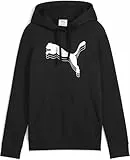 PUMA ESS Metallic Hoodie FL, Sudaderas con Capucha Unisex Adulto, PUMA Black-Metallic Silver,