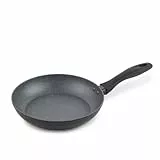 Russell Hobbs sartén de cocina antiadherente – apta para inducción y lavavajillas, con mango de agarre suave, acabado efecto piedra, aluminio forjado resistente, 24 cm, libre de PFOA