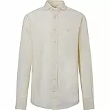 Hackett London Essential Bengal Str, Camiseta para Hombre, Blanco/Amarillo (White/Yelow), XS