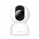 Xiaomi Smart Camera C400 - Cámara de vigilancia con resolución 2K (2560 x 1440 megapíxeles), 360grados, Apertura F1.4, visión Nocturna, detección de Movimiento, Blanco,1 Unidad