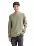TOM TAILOR 1044573 Suéter pulóver, 36922-grass Green Tonal NEP, L para Hombre